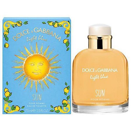 Perfume Masculino DOLCE & GABBANA Light Blue Sun Eau de Toilette 75 ml