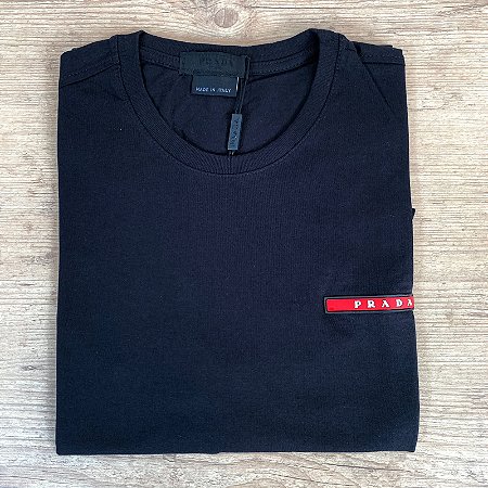 Camiseta Masculina PRADA Preto