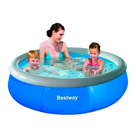 Piscina Redonda Inflável BESTWAY Fast Set com 1000 Litros