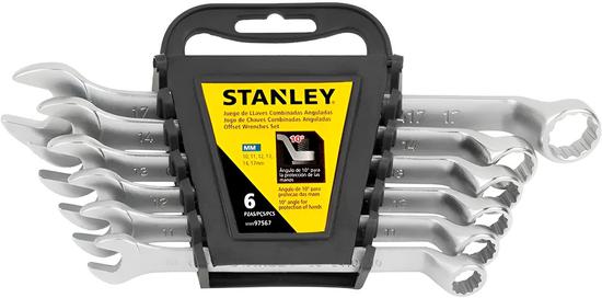 Jogo de Chaves STANLEY Combinadas com 06 Peças