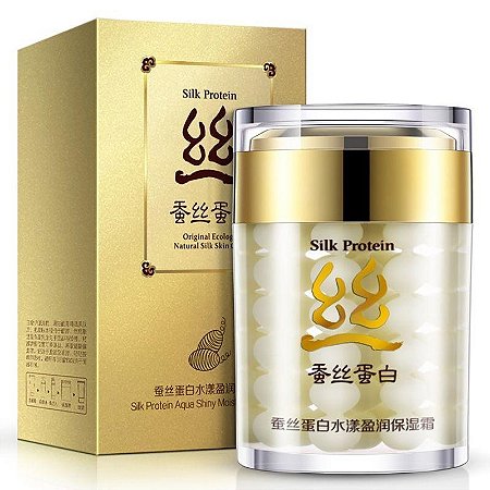 Creme Facial Hidratante Importado Profundo Proteína de Seda Anti-rugas Poros