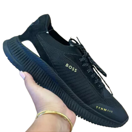 Tênis Masculino HB Evo Preto Dourado