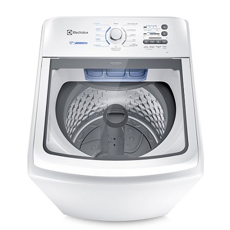 Lavadora ELECTROLUX 17 Kg Essencial Care com Cesto em Inox Branco