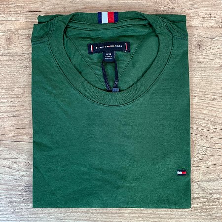 Camiseta Masculina TH Verde Básica