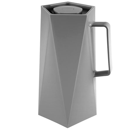 Garrafa Térmica ETILUX Manhattan 01 Litro Cinza