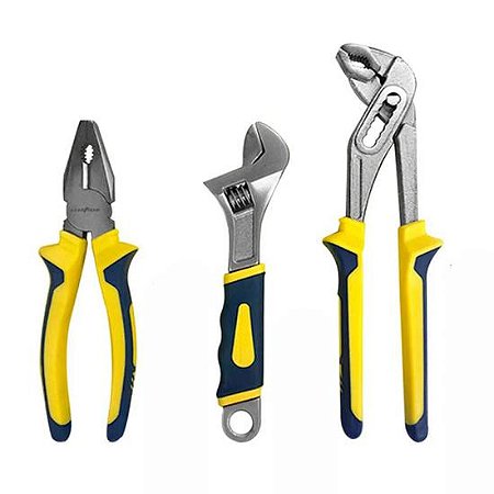 Kit de Ferramentas GOODYEAR GY-PLK-5004 com 03 Peças