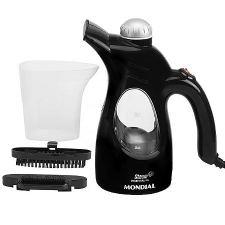 Passadeira a Vapor MONDIAL Steam Premium VP-01 Tanque de 250 ml Bivolt Preto
