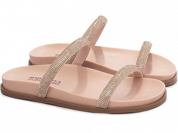 Sandália Feminina TORRICELLA Papete Birken 2 Tiras Rosé