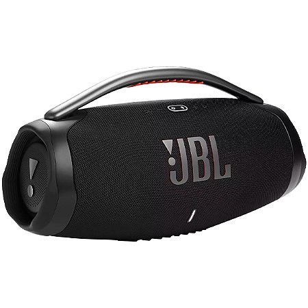 Speaker JBL Boombox 3 com Bluetooth e Auxiliar Preto