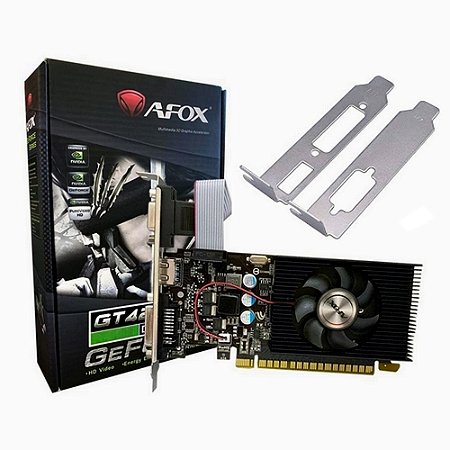 Placa de Video AFOX GeForce GT420 4GB DDR3 128Bits HDMI DVI VGA