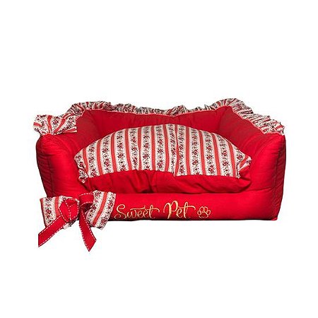 PET - Cama para Cães e Gatos Sweet Monet Rojo Vermelho