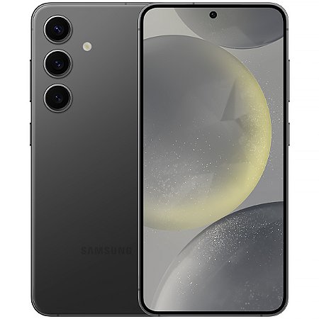 Smartphone SAMSUNG Galaxy S24 + SM-S926B Dual SIM de 256GB / 12GB RAM de 6.7" 50 + 12 + 10MP / 12MP + Capinha + Adaptador de Tomada Ônix Preto