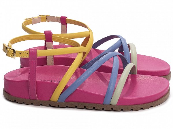 Sandália Feminina TORRICELLA Papete Birken Colors