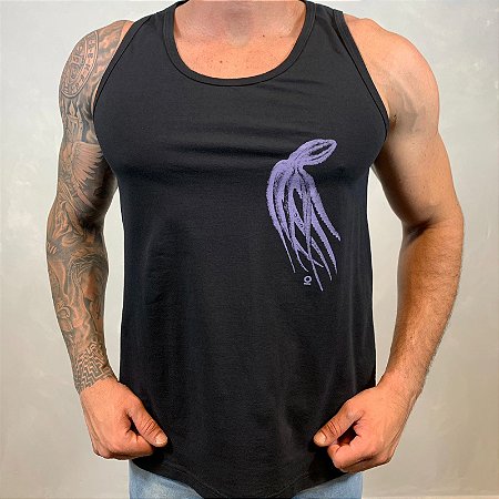 Camiseta Masculina Regata OSK Preto