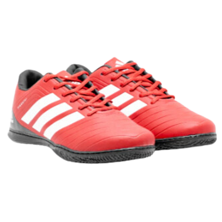 Chuteira Masculina ADIDAS Predador Futsal Vermelho com Branco