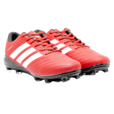 Chuteira Masculina ADIDAS Predador Campo Vermelho com Branco