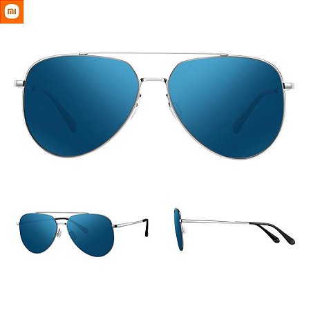 Óculos de Sol XIAOMI Unissex Mijia UV400 Contra Raios UV Estilo Piloto Clássico