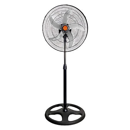 Ventilador MEGASTAR FAN1912 18" com 05 Pás 75 watts 220V ~ 50 / 60 Hz Preto com Cinza