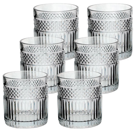Jogo de Copos de Vidro FULL FIT Palace com 06 Peças 330 ml
