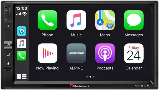 Multimidia Automotivo NAKAMICHI NAM3510-M7 Tela de 7" Touch Universal USB SD Bluetooth FM