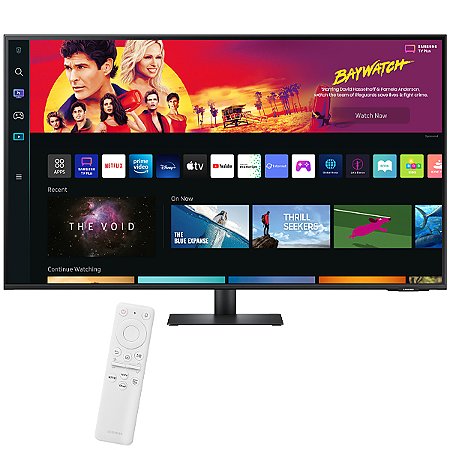 Smart Monitor SAMSUNG 43 Polegadas  4K 21:9 60Hz 4 ms GTG com Wi-Fi / HDMI