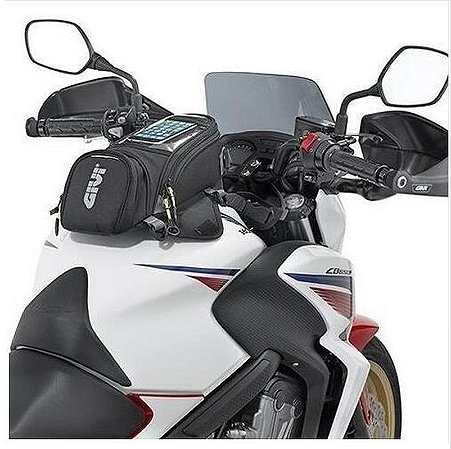 Bolsa para Tanque de Combustível e Selim Moto à Prova D'água Magnética Preto