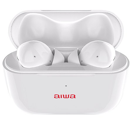 Fone de Ouvido sem Fio AIWA AW-30ANC com Bluetooth e Microfone Branco