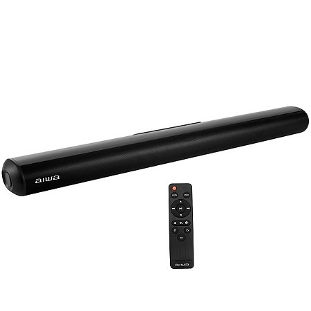 Soundbar AIWA AWSBH20 2.0 de 40 watts RMS com Bluetooth / HDMI / USB Preto