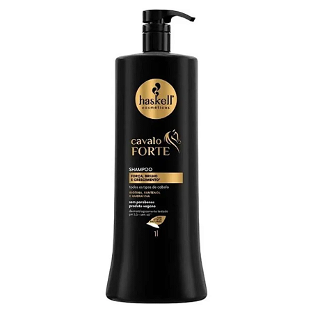 Shampoo HASKELL Cavalo Forte Força, Brilho e Crescimento 1L