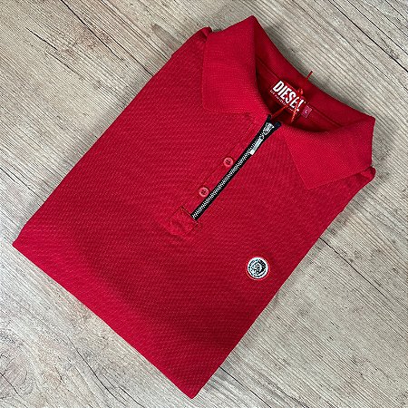 Polo Masculina DIESEL Vermelho