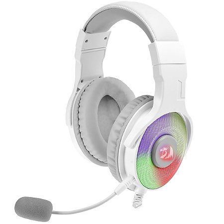 Games - Headset Gaming REDRAGON Pandora H350W-RGB 7.1 com USB para PC Branco