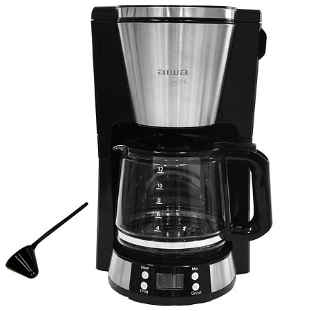 Cafeteira AIWA AW-CD9108 1.000 Watts 220 - 240 V ~ 50 / 60 Hz Preta com Prata