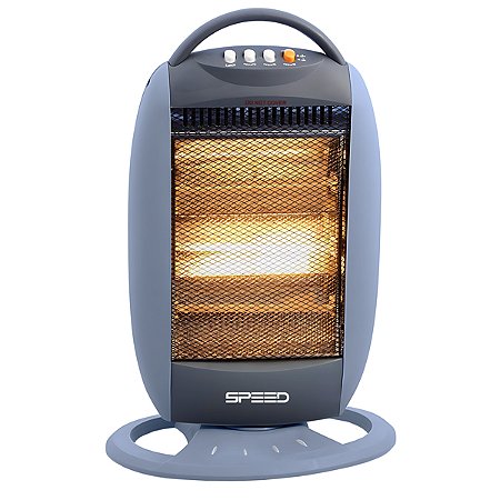Aquecedor SPEED SE3V 1.200 Watts com Termostato Ajustável 220V ~ 50 / 60Hz Cinza