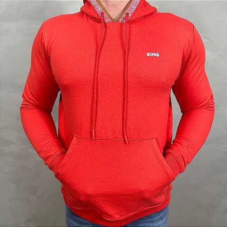 Blusa Masculina Moletom HB Vermelho
