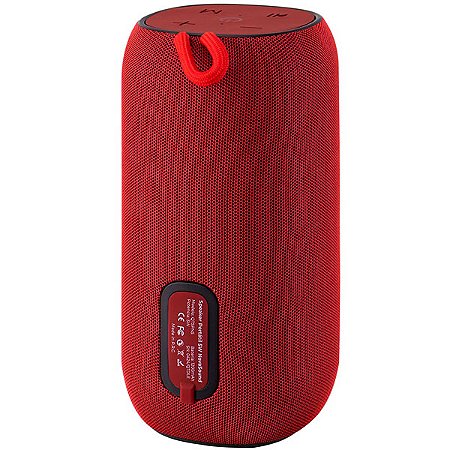 Speaker QUANTA QTSPN5 5 Watts com Bluetooth Vermelho