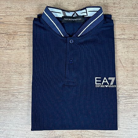 Polo Masculina ARMANI Azul