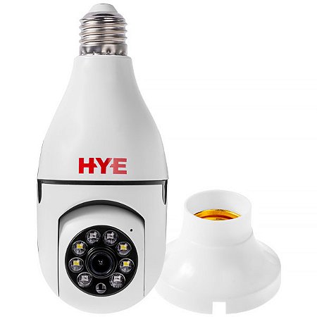 Câmera IP HYE HYE-E692D com Wi-Fi e Microfone Branco