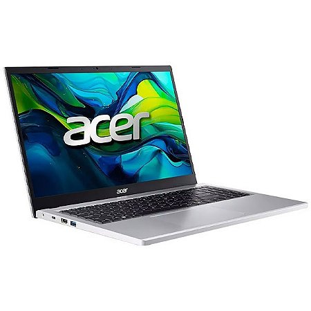 Notebook ACER Aspire Go 15 15.6" Intel Core i3-N305 de 1.80GHz 8GB RAM / 128GB eMMC Pure Silver