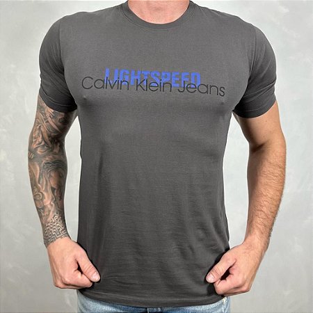 Camiseta Masculina CK Cinza DFC