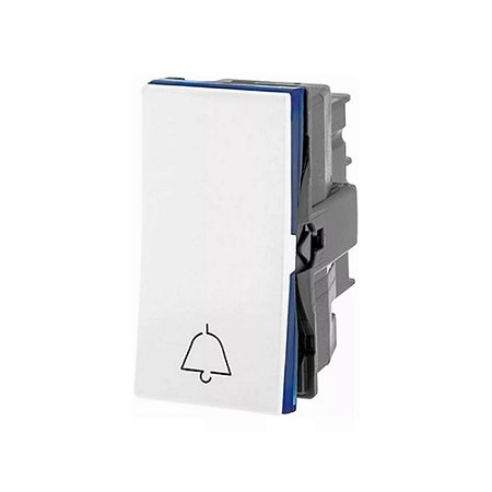 Interruptor PIAL 1 Pulsador Campainha Módulo 2A 250V Plus+ I Legrand Branco