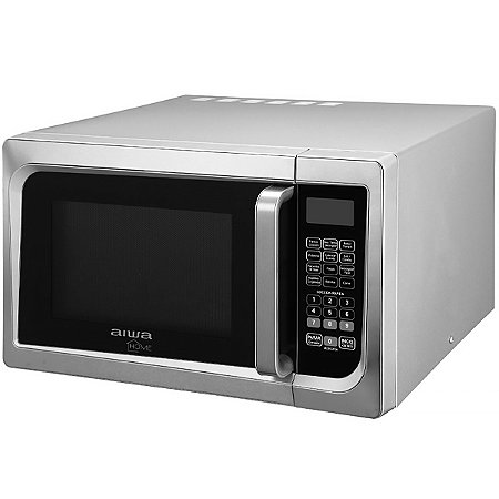 Micro-ondas AIWA 1.000 Watts 23 Litros com Grill 220V ~ 50Hz Prata