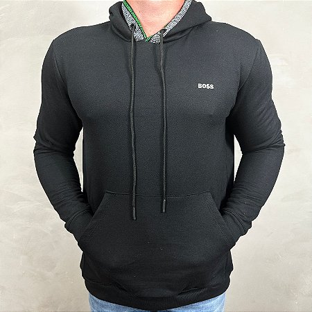 Blusa Masculina Moletom HB Preto