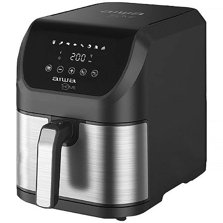 Fritadeira Elétrica AIWA Home AWFT5017 1.500 watts 220V ~ 50 / 60 Hz Cinza com Prata
