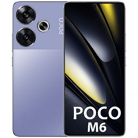 Smartphone XIAOMI POCO M6 Dual SIM de 128GB / 6GB RAM de 6.79" 108 + 2MP / 13MP Roxo