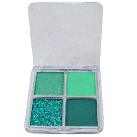 Paleta de Sombras Mattes Metálicas e Glitter Cor F Vivai 4056 Verde