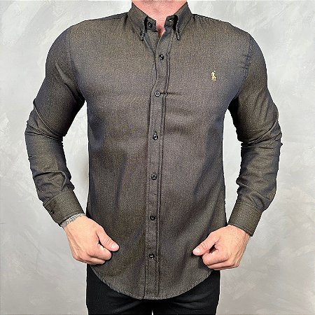Camisa Masculina PRL Manga Longa