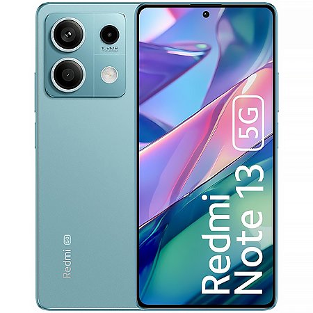 Smartphone XIAOMI Redmi Note 13 5G Dual SIM de 256GB / 8GB RAM de 6.67" 108 + 8 + 2MP / 16MP Azul-Petróleo Oceano
