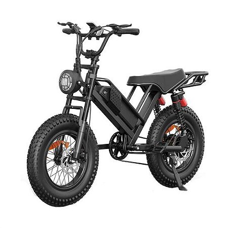 Bicicleta Elétrica BLUHAN V8 750W 40KM/H Bivolt Preto