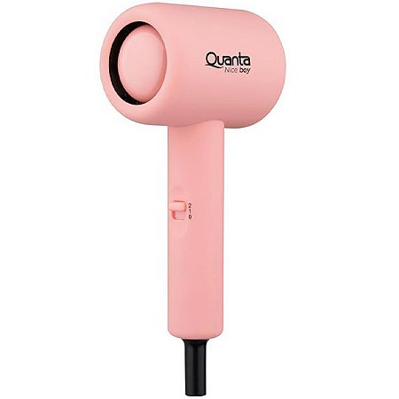 Secador de Cabelo QUANTA Nice Boy QTSDCP10 1.000 Watts Bivolt Rosa