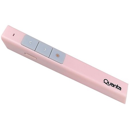 Apresentador de Laser QUANTA QTPLEC20 sem fio com Bluetooth Rosa
